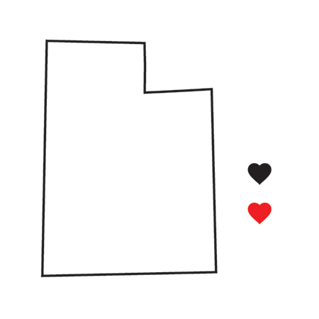 Collection of Utah State Pride Promotional Product Tattoo in a gallery layout