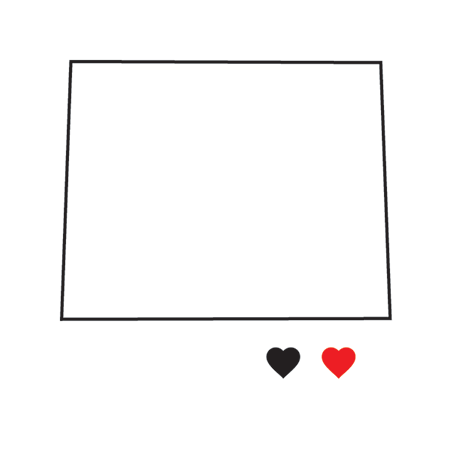 Collection of Wyoming State Pride Promotional Product Tattoo in a gallery layout